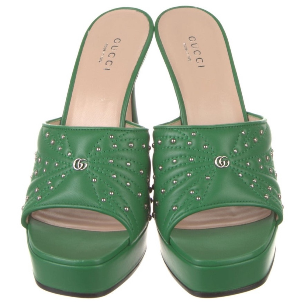 Gucci Leather Mules - Picture 2 of 5